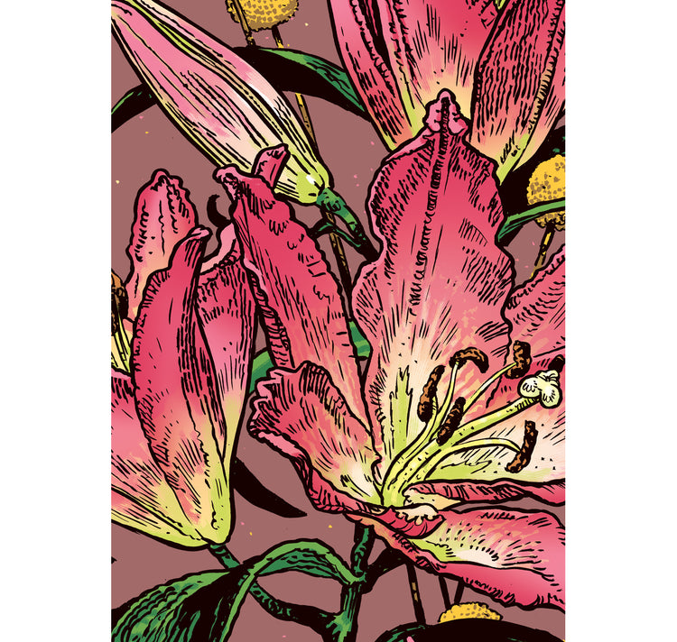 Benjamin Güdel - Plakat "Lilien"