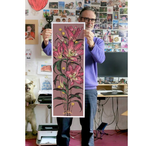 Benjamin Güdel - Plakat "Lilien"
