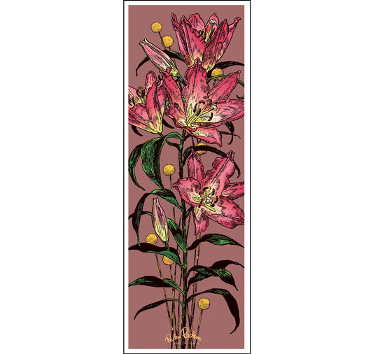 Benjamin Güdel - Plakat "Lilien"