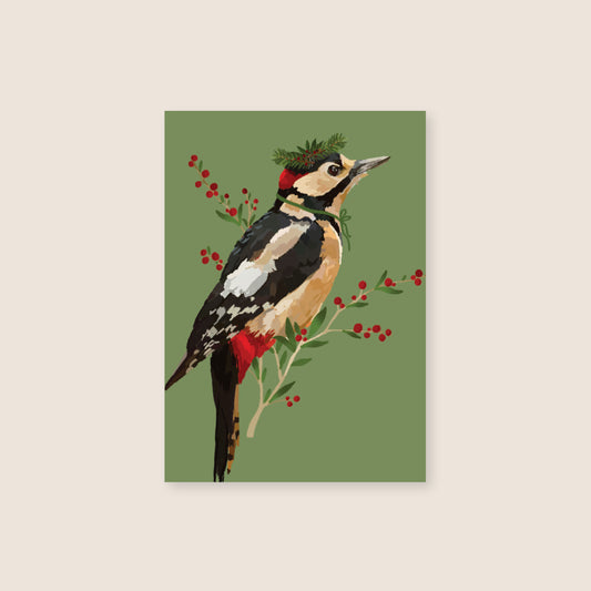 Tempi duri - Cartolina "Picchio"