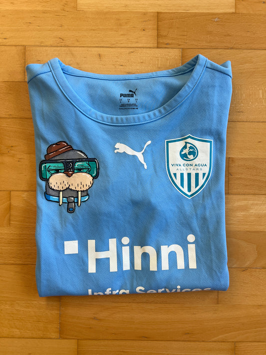 Brainfart x Viva con Agua Fussballtrikots "Walross" – jedes ein Unikat (NICHT WASCHBAR!)