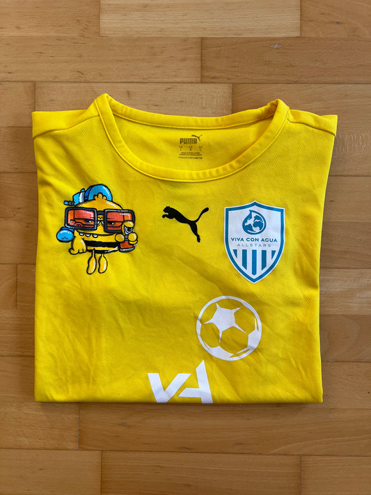 Brainfart x Viva con Agua Fussballtrikots "Biene" – jedes ein Unikat (NICHT WASCHBAR!)