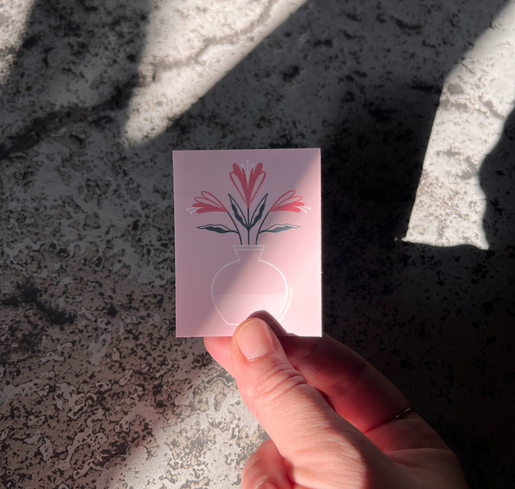 Sandra Staub - Sticker "Blumenvase"