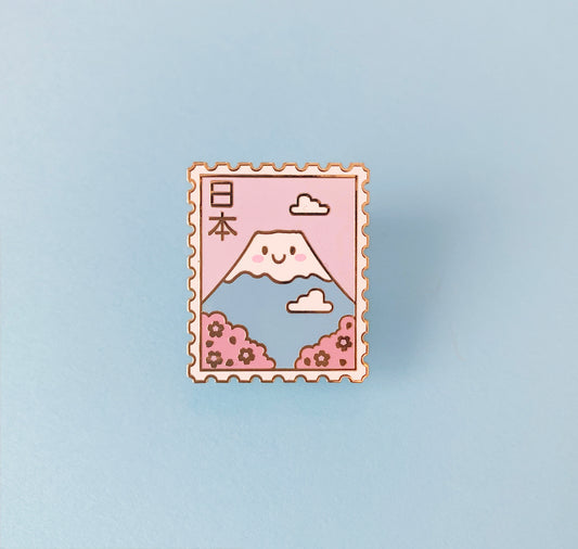 Laura LOW - Pin "Fuji Stamps"