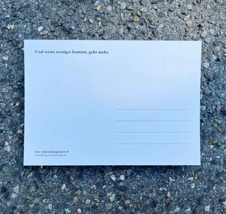 Rahel Stolz - Postkarte "Mehr"
