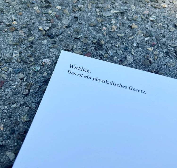 Rahel Stolz - Postkarte "Was verschwindet"