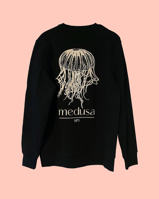 GINNY - Unikat Sweatshirt Herren „Medusa No1“ (M)