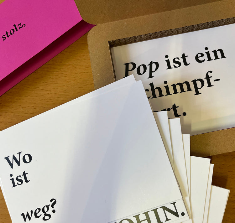 Rahel Stolz - Postkarten-Geschenkbox "Wo ist weg?"