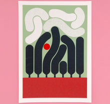 Laden Sie das Bild in den Galerie-Viewer, Joël Roth - Plakat „Trees and Clouds“
