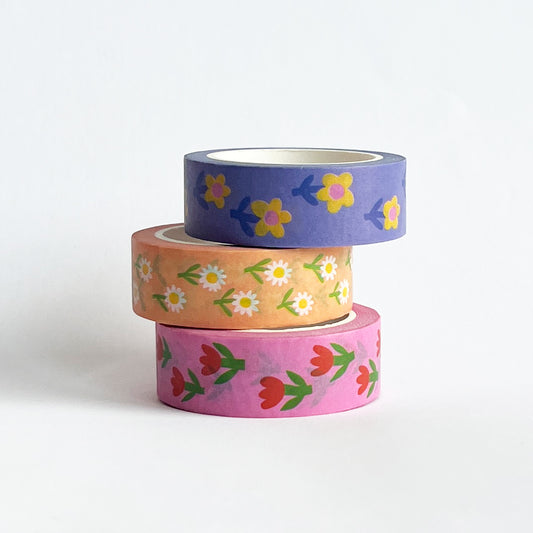 Jolanda Epprecht - Washi Tape Set "3xBlümchen"