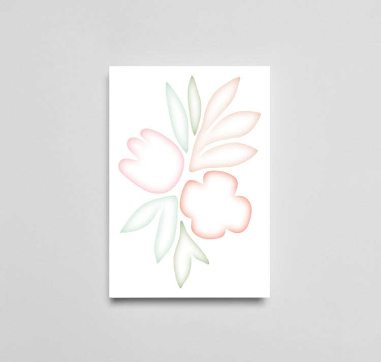 Julia Jenny - Karte "Bouquet Pastell 1"