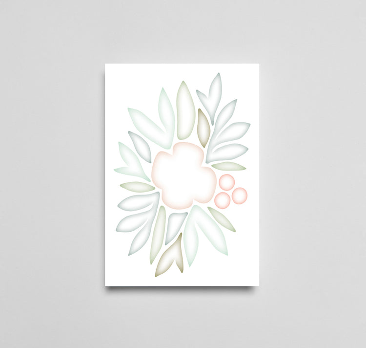 Julia Jenny - Karte "Bouquet Pastell 2"