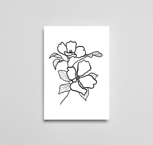 Julia Jenny - Karte "Magnolie Trauer"