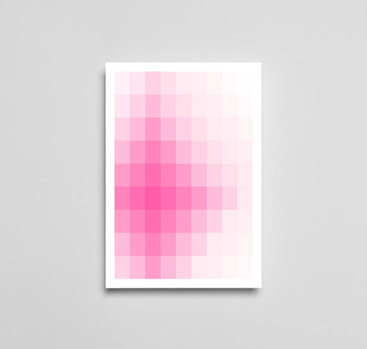 Julia Jenny - Karte "Pixel" (pink)
