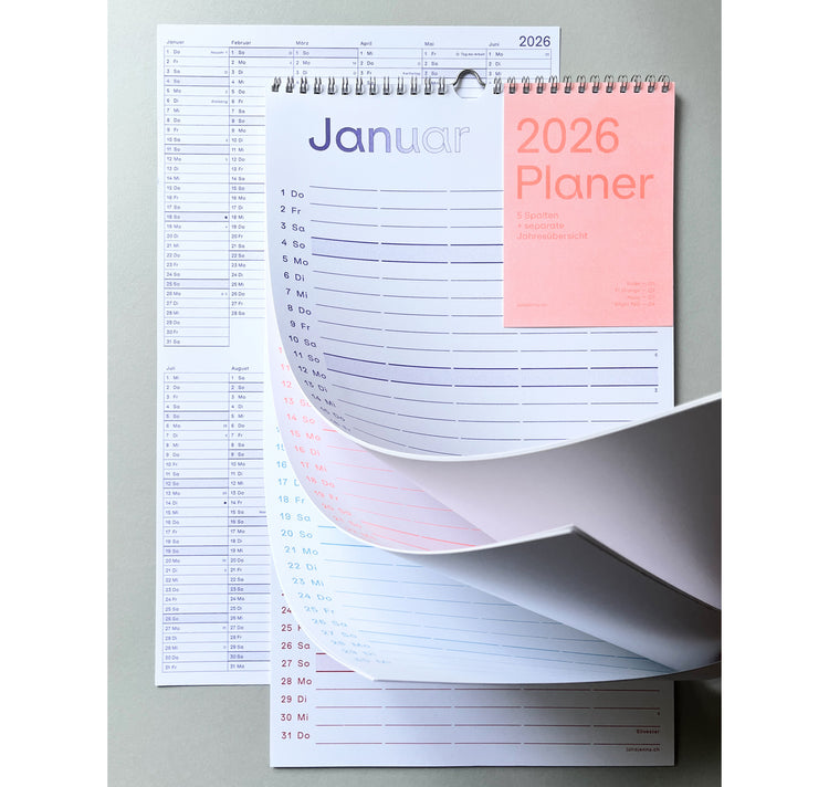 Julia Jenny - Jahresplaner 2026