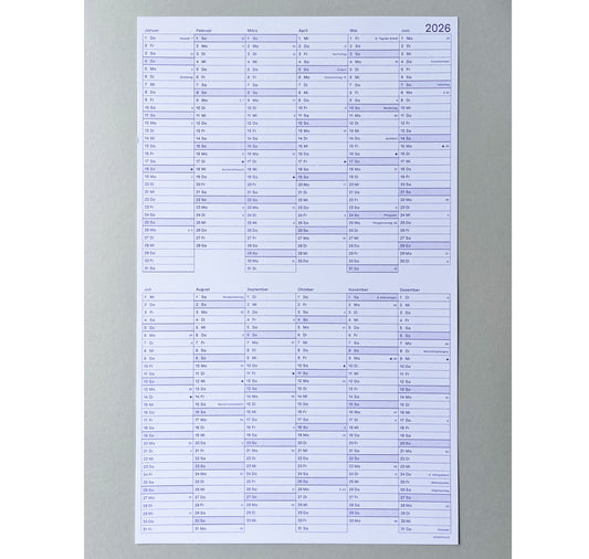 Julia Jenny - Jahresübersicht 2026