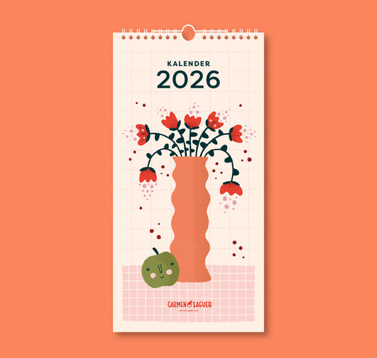 Carmen Saguer - Kalender 2026 (Lang)