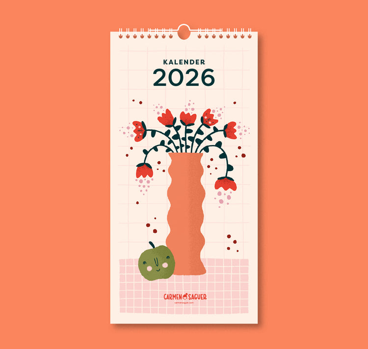 Carmen Saguer - Kalender 2026 (Lang)