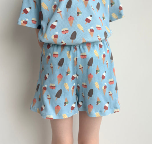 Karin Lena Schmid x Wild Sparkle - Kinder Shorts "Ice Cream"
