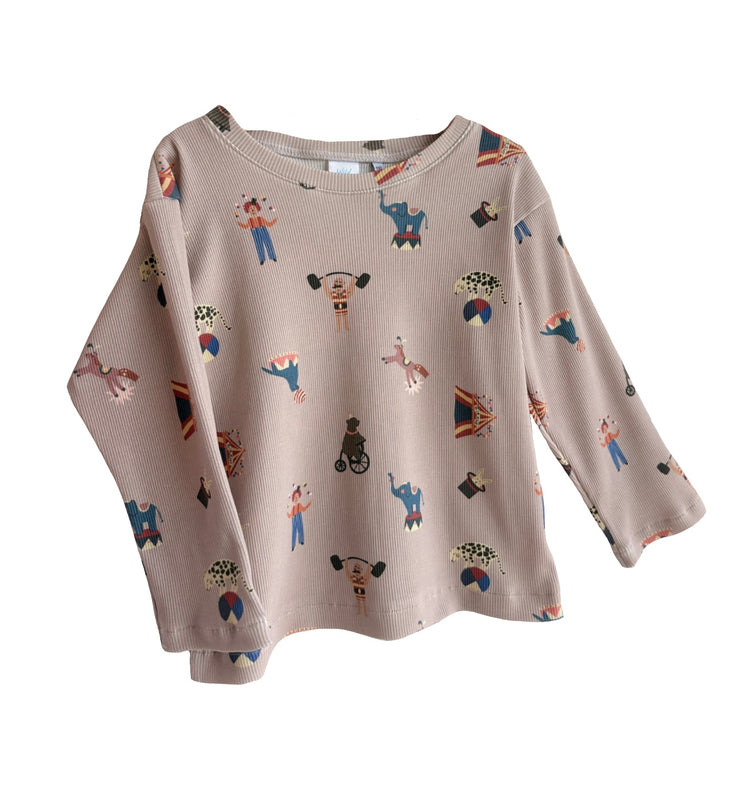 Karin Lena Schmid x Wild Sparkle - Kinder Langarm T-Shirt "Circus"