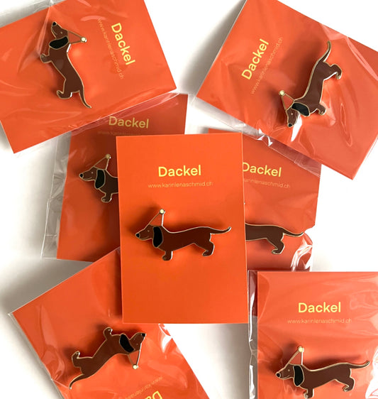 Karin Lena Schmid - Pin "Dackel"