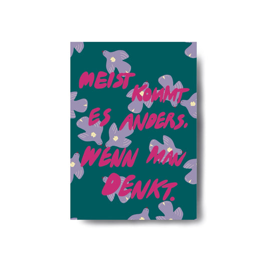Karin Lena Schmid - Postkarte "…anders, wenn man denkt"