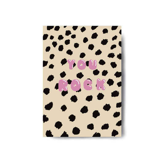 Karin Lena Schmid - Postkarte "You Rock"