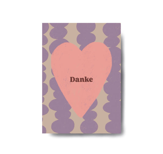Karin Lena Schmid - Postkarte "Herzensdank"