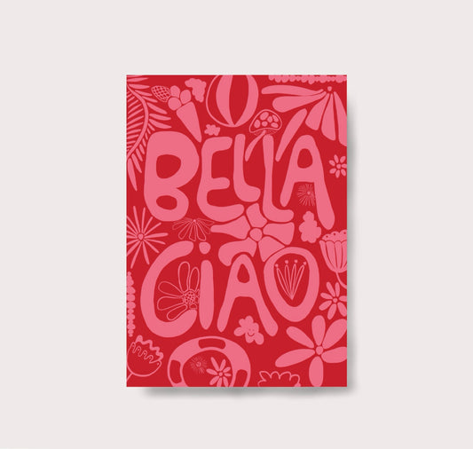 Karin Lena Schmid - Postkarte "Bella Ciao"