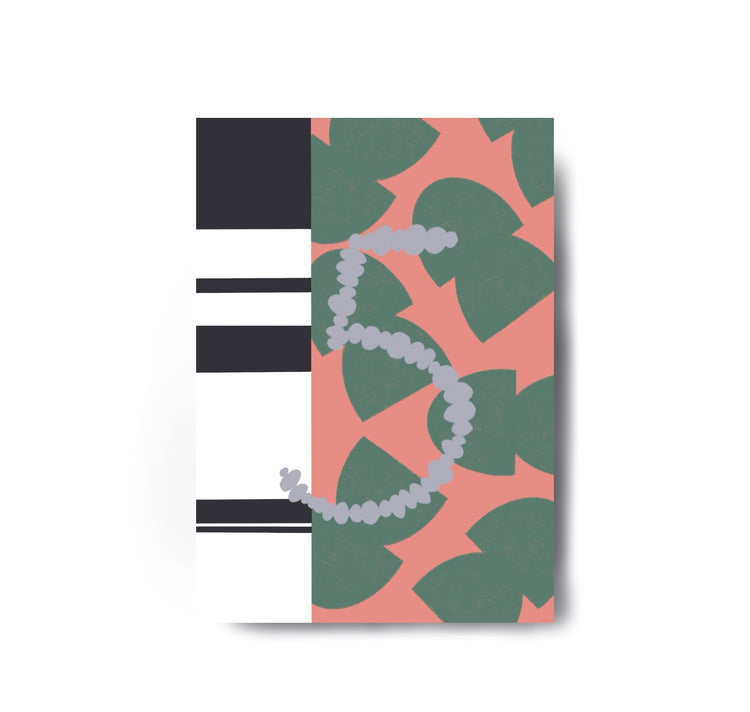 Karin Lena Schmid - Cartolina "Mi sono guarita così tanto che ho ricominciato ad apprezzare il rosa"