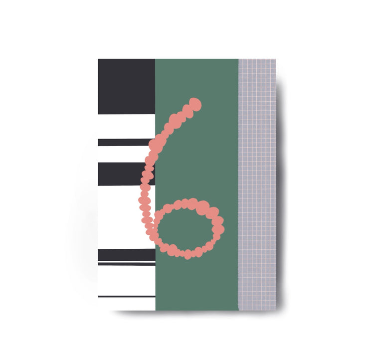 Karin Lena Schmid - Cartolina "Mi sono guarita così tanto che ho ricominciato ad apprezzare il rosa"