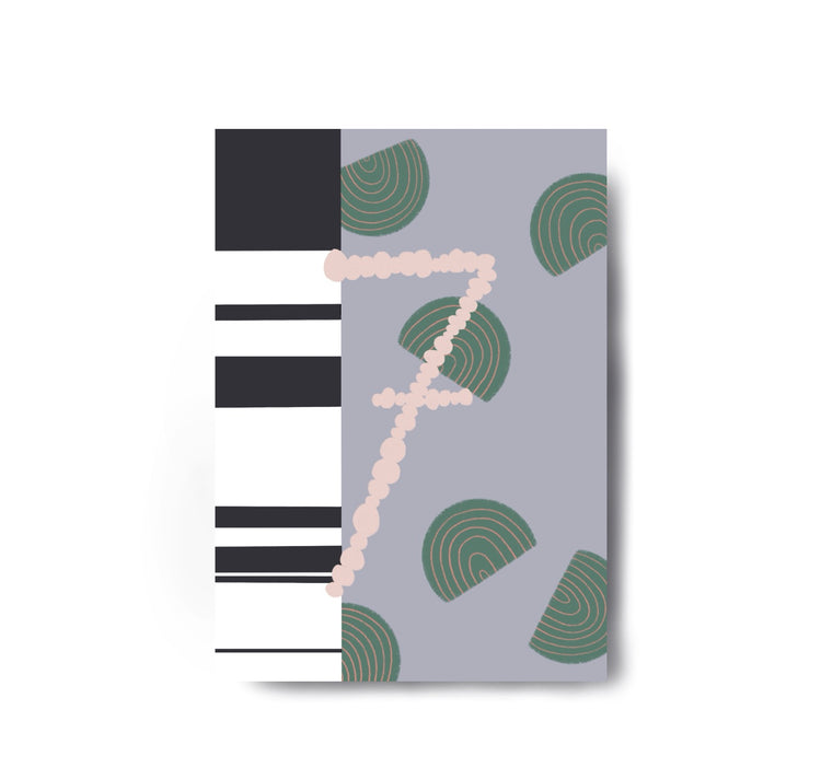 Karin Lena Schmid - Cartolina "Mi sono guarita così tanto che ho ricominciato ad apprezzare il rosa"