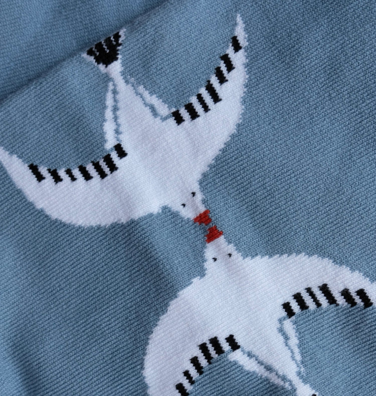 Karin Lena Schmid - Schal "Vögel im Himmel" VORBESTELLUNG