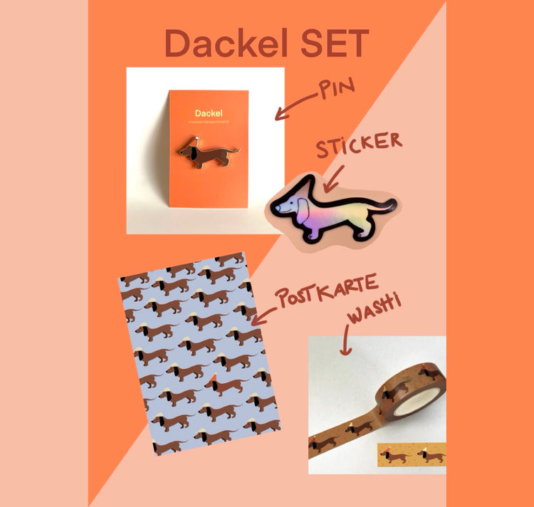 Karin Lena Schmid - Set "Dackel"