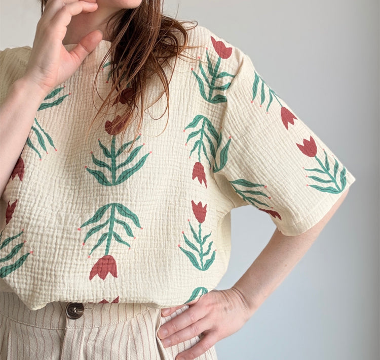 Karin Lena Schmid x Wild Sparkle - T-Shirt "Skandi Flower"