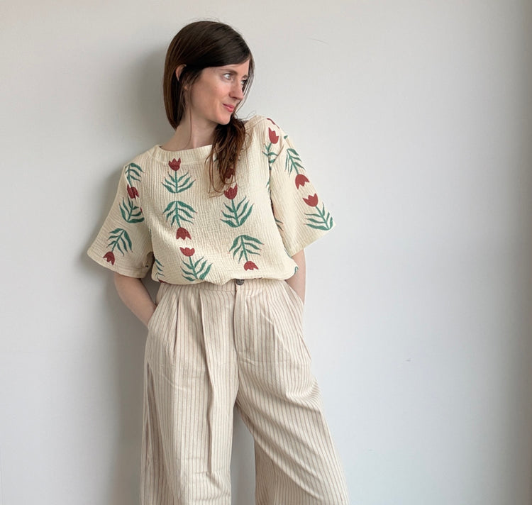 Karin Lena Schmid x Wild Sparkle - T-Shirt "Skandi Flower"