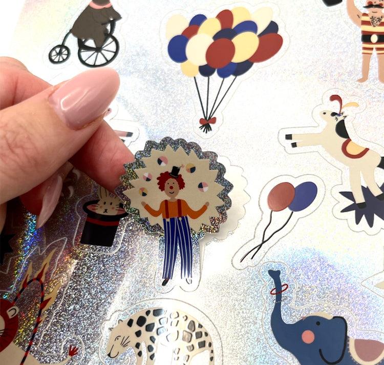 Karin Lena Schmid - Stickerset "Zirkus"