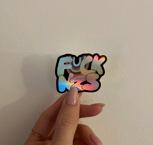 Karin Lena Schmid - Sticker "FCK NZS"