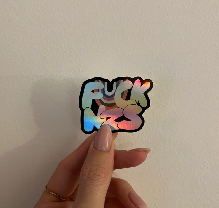 Karin Lena Schmid - Sticker "FCK NZS"