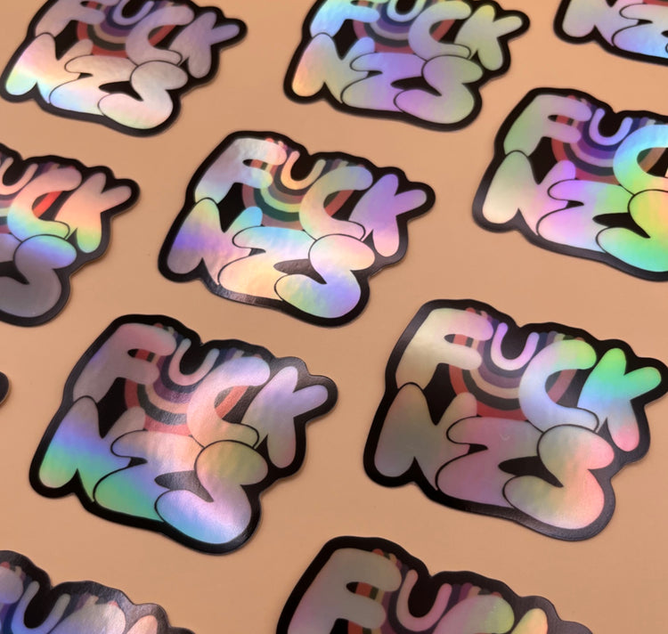 Karin Lena Schmid - Sticker "FCK NZS"