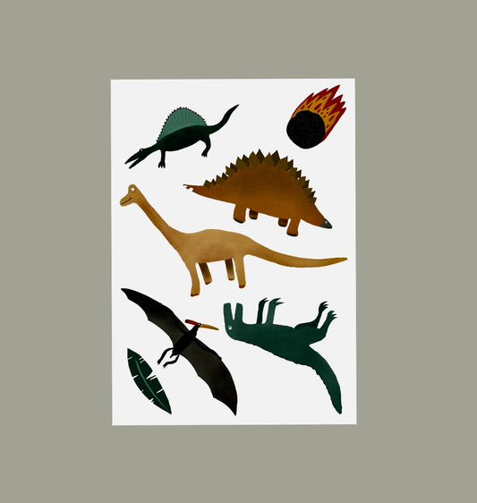 Karin Lena Schmid - Tatuaggi temporanei "Dinosauri"