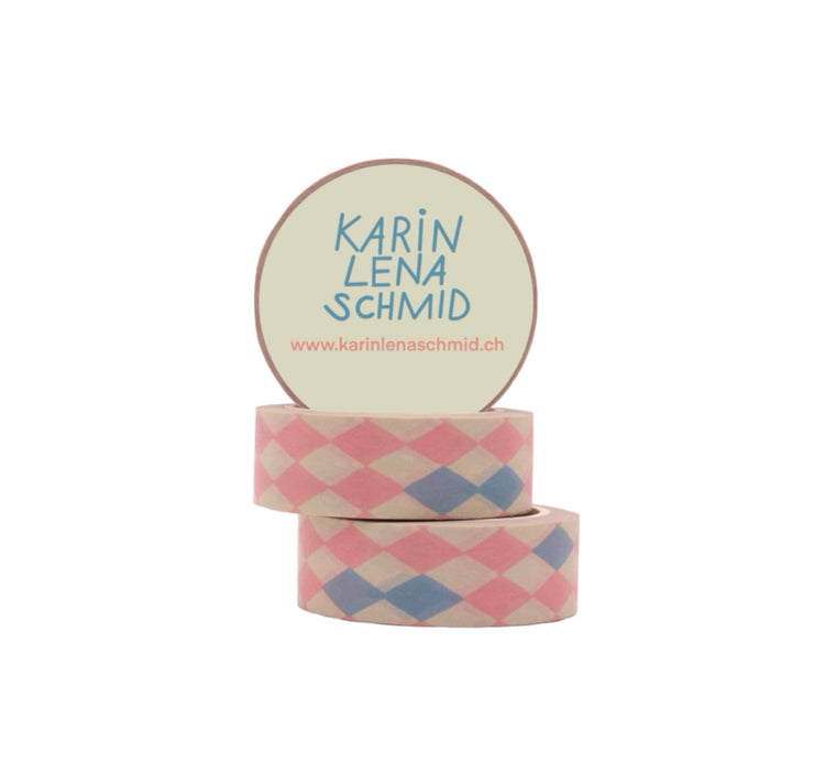 Karin Lena Schmid - Washitape "Diamant rosa"