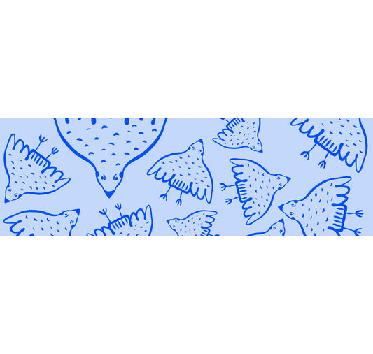 Karin Lena Schmid - Washitape "Blaue Vögel"