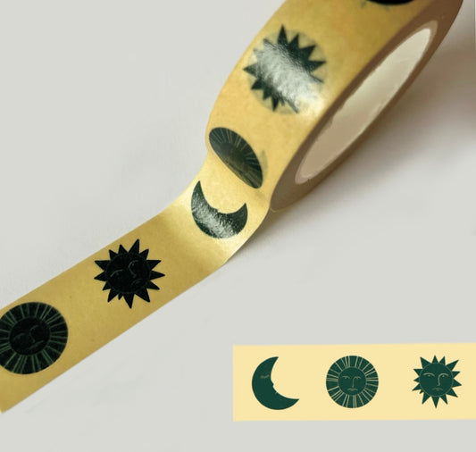 Karin Lena Schmid - Washitape "Sonne, Mond & Sterne"