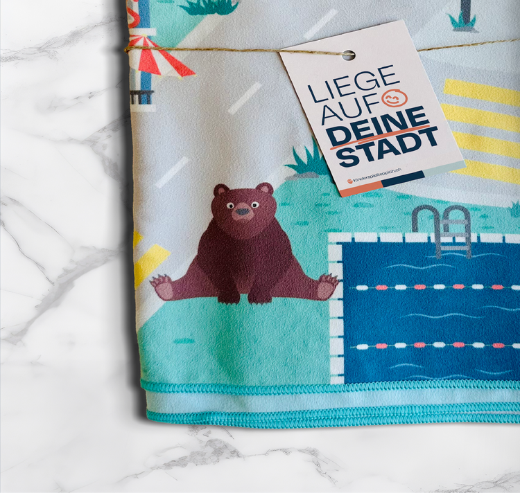 Tappeto da gioco per bambini - panno in microfibra "Bern"