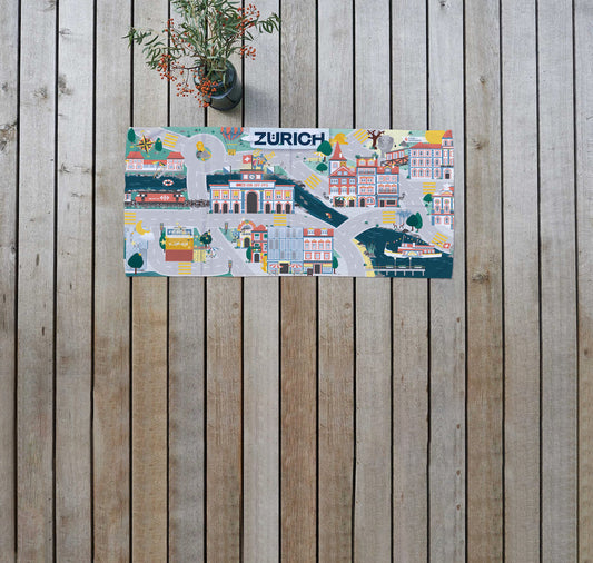 Kinderspielteppich - Mikrofasertuch "Zürich"