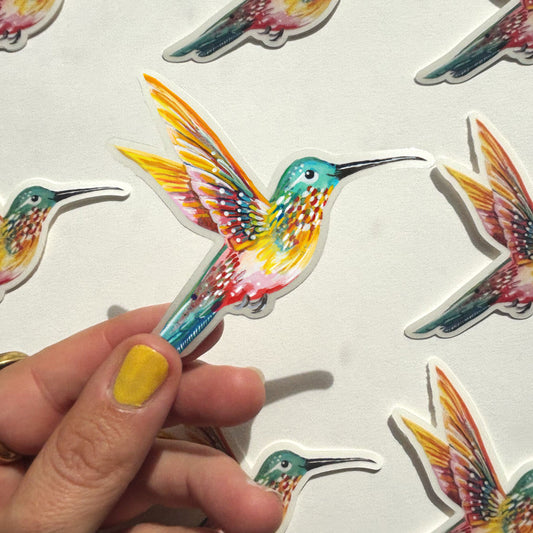 Celine Geser - Sticker "Kolibri Azul"