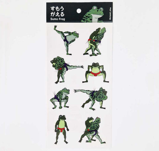 Kristell Silva Tancun - Foglio di adesivi "Sumo Frog"