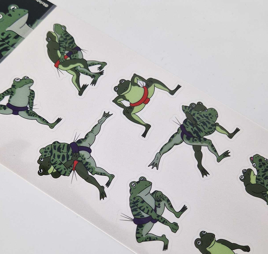 Kristell Silva Tancun - Foglio di adesivi "Sumo Frog" 