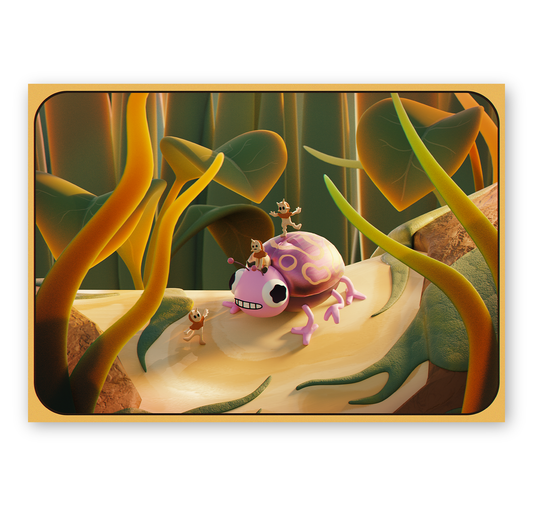 Kritzelbauer – Cartolina "Chäferfescht"